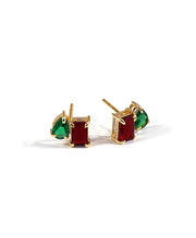Toi et Moi Ruby Blaze Earrings